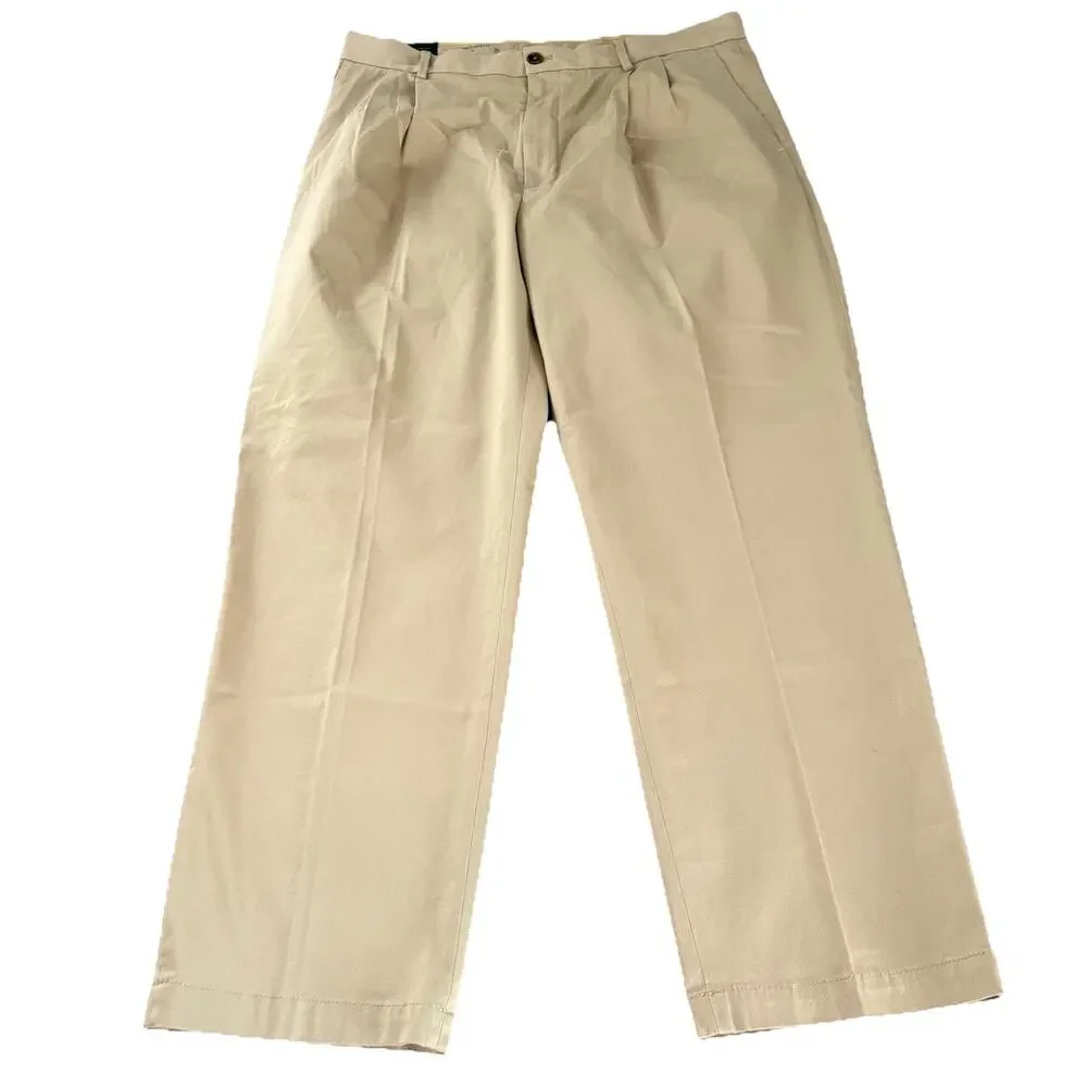 New Banana Republic Men’s Rapid Movement Chino Smithfield Pleated Size 36x30